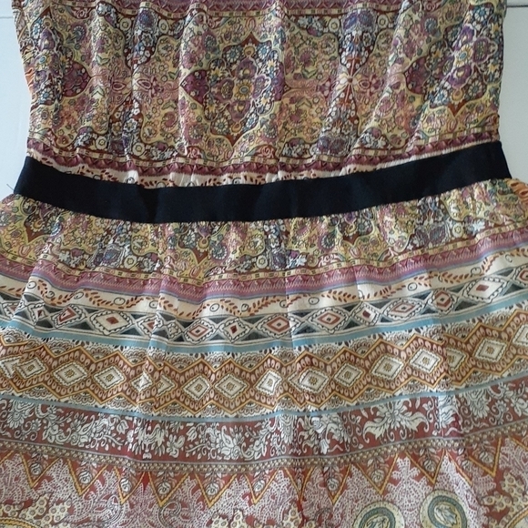 TOBI Paisley Sleeveless Dress with Elastic Waist Size S - Picture 4 of 11